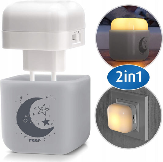 REER SleepLight 2w1 lampka nocna LED przenośna lub do gniazdka