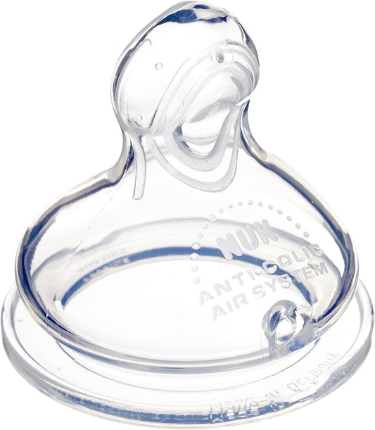 NUK First Choice silicone nipples M 6 18m x2