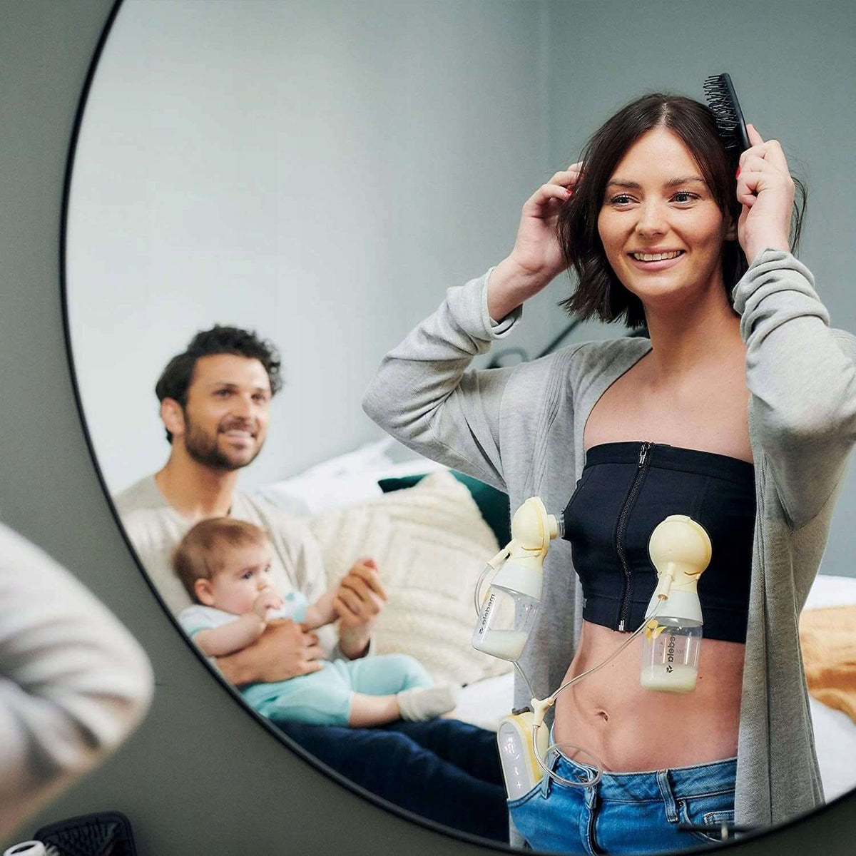 MEDELA Freestyle Flex podwójny LAKTATOR 2-fazowy, elektryczny laktator do wygodnego odciągania pokarmu w domu