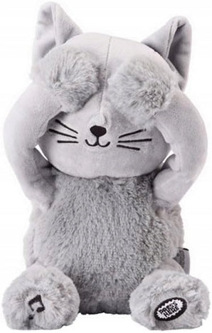 PIOUPIOU ET MERVEILLES melodia e brincadeira de esconde-esconde GATO OSCAR 20 cm