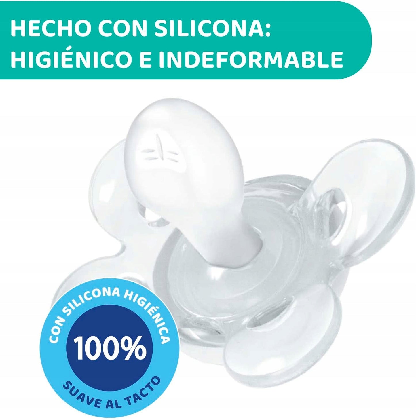 CHICCO PhysioForma COMFORT smoczek x2 0-6msc LATEX – zdjęcie produktu 5