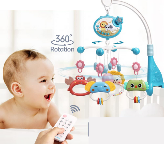 MINI TUDOU mobile avec projecteur et 150 berceuses + télécommande LANGUE ANGLAISE