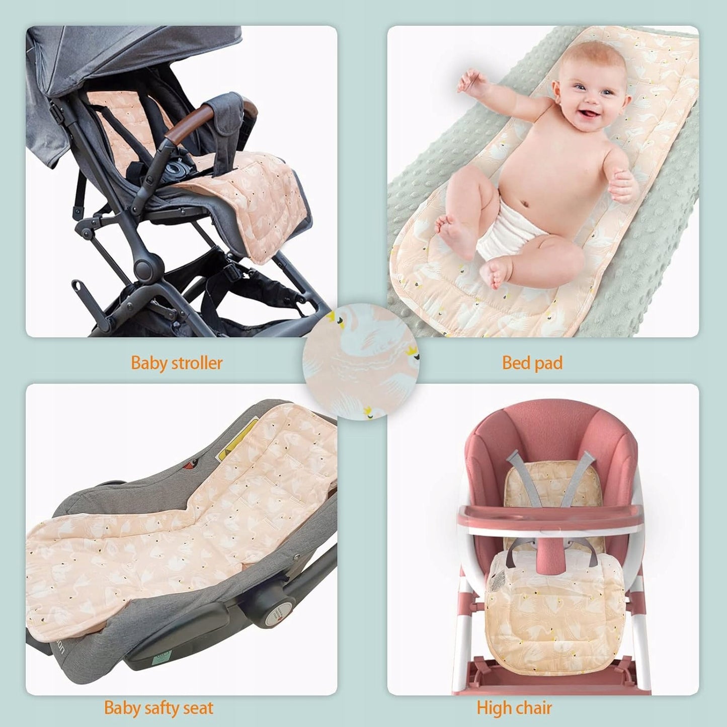 MIRACLE BABY uniwersalna wkładka do wózków spacerowych – zdjęcie produktu 6
