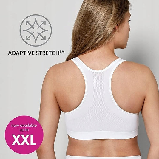 MEDELA KEEP COOL SLEEP biustonosz do karmienia na noc L, oddychający sportowy tył racerback