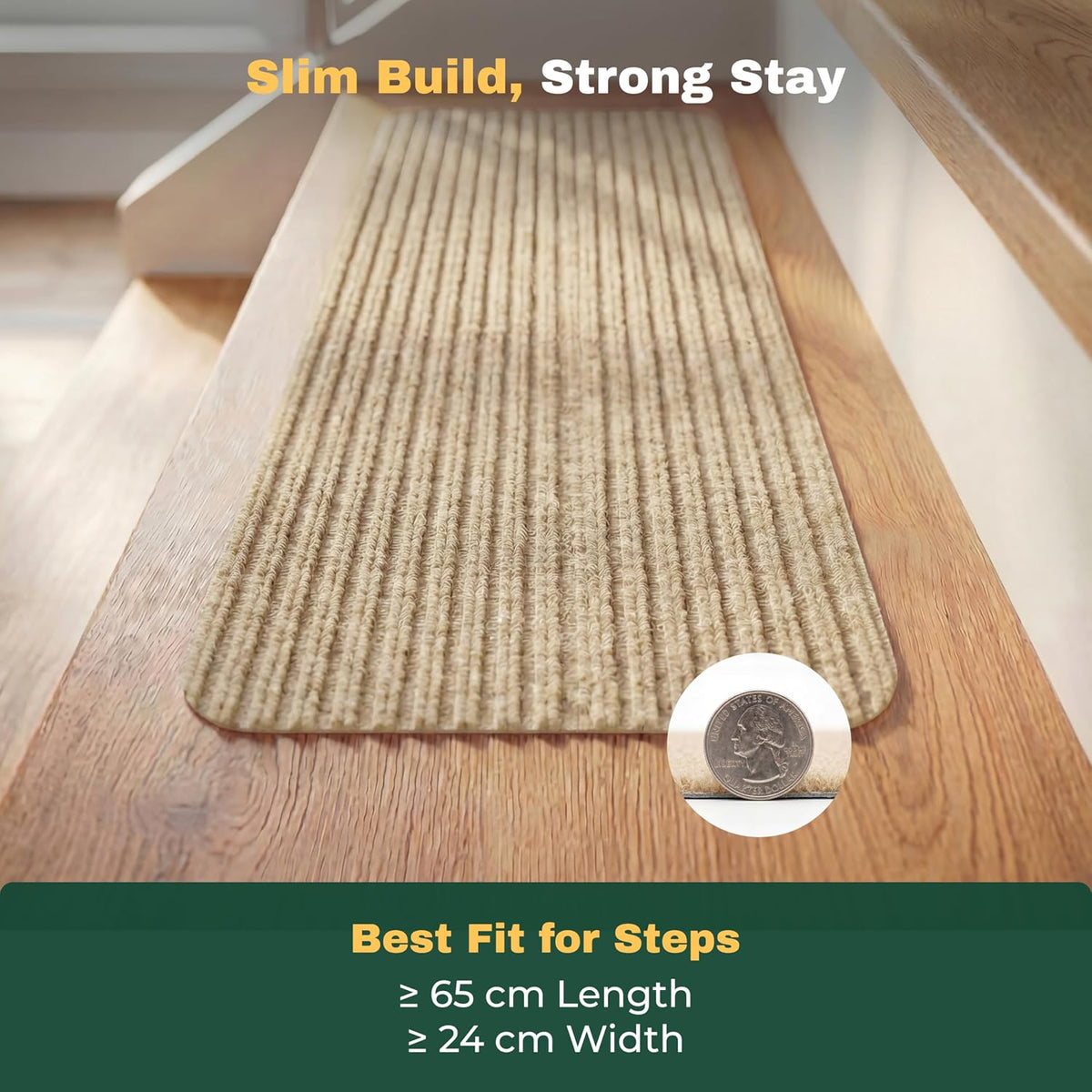 MBIGM non-slip stair stickers x15