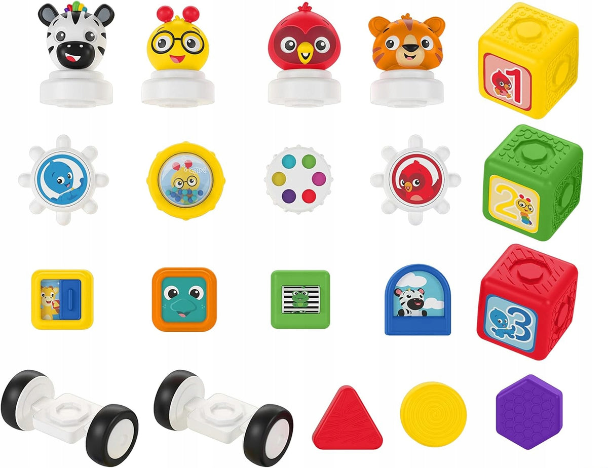 BABY EINSTEIN Connectables Click & Create magnetische blokken 20 stuks