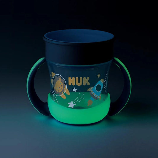 NUK Mini Magic Cup kubek niekapek świecący w ciemności 360° 160 ml 6 m+ – zdjęcie produktu 2
