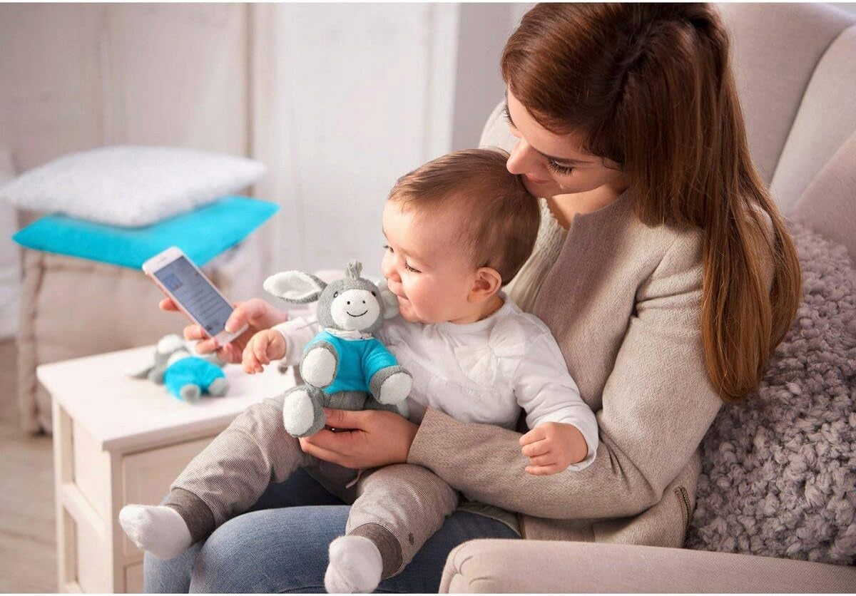 STERNTALER Osiołek Erik PRZYTULANKA pozytywka z głośnikiem Bluetooth 20 cm "O