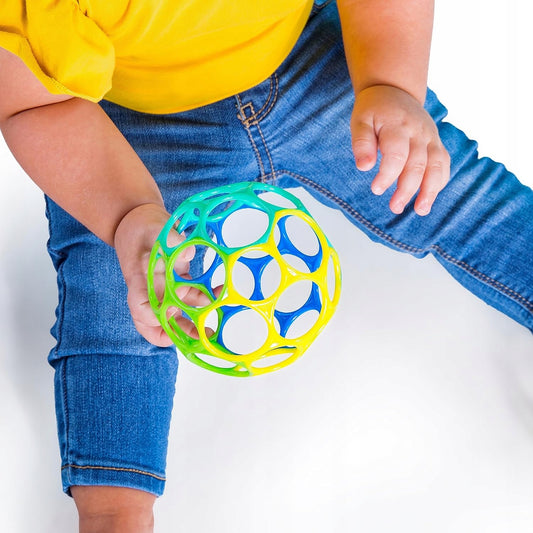Bright Starts Oball bitring greppboll 10 cm