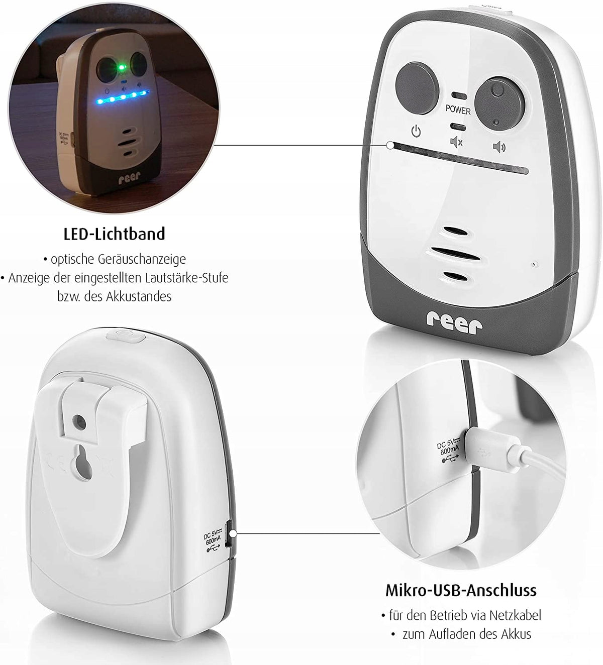 REER Cosmo babyphone numérique 600m