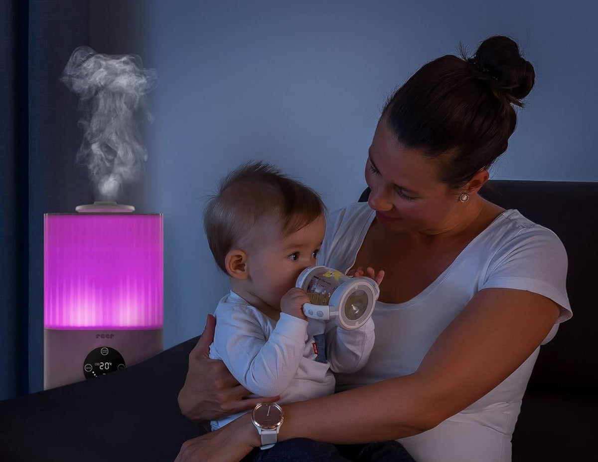 REER humidificateur à ultrasons avec veilleuse + télécommande