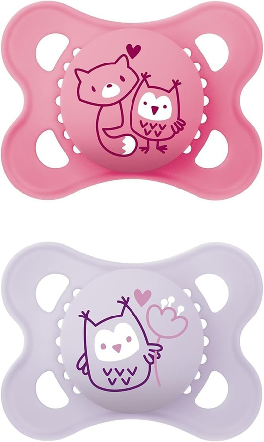 MAM ORIGINAL PURE smoczek uspokajający x2 0-6m KAUCZUK