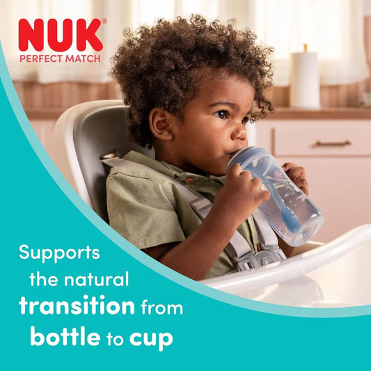 NUK Perfect Match kop med sugerør 260 ml 8m+