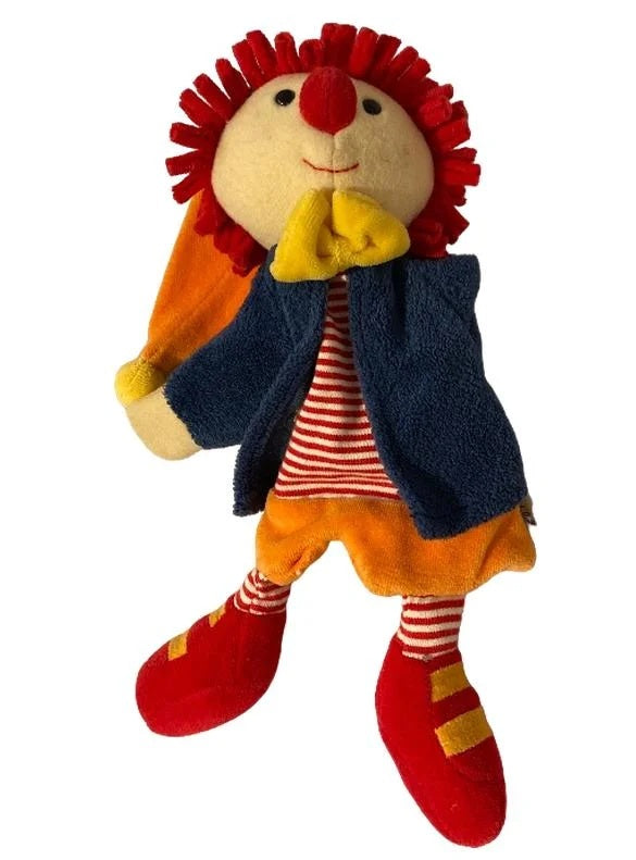 STERNTALER marionnette à main en peluche pour jeux de rôle CLOWN 28 cm