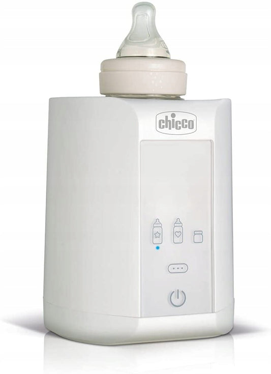 CHICCO Home PODGRZEWACZ DO BUTELEK I SŁOICZKÓW, cyfrowy podgrzewacz do butelek i słoiczków, biały