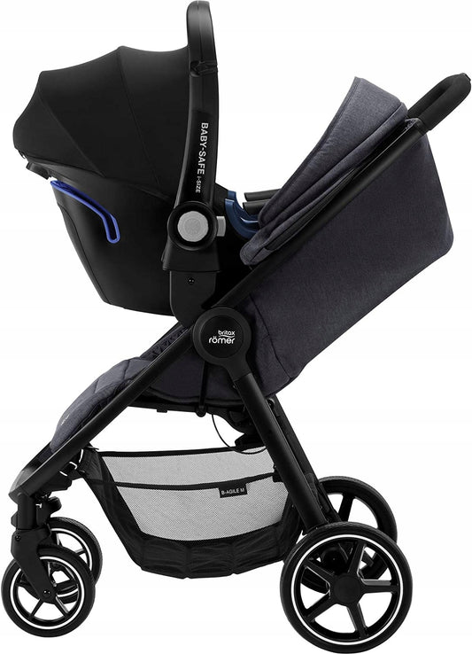 BRITAX ROMER adaptery CLICK&GO wózek B-AGILE M, czarny adapter do fotelika samochodowego