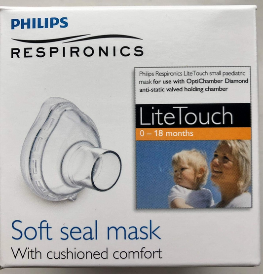 PHILIPS Respironics mascarilla para inhalador OPTICHAMBER DIAMOND talla S