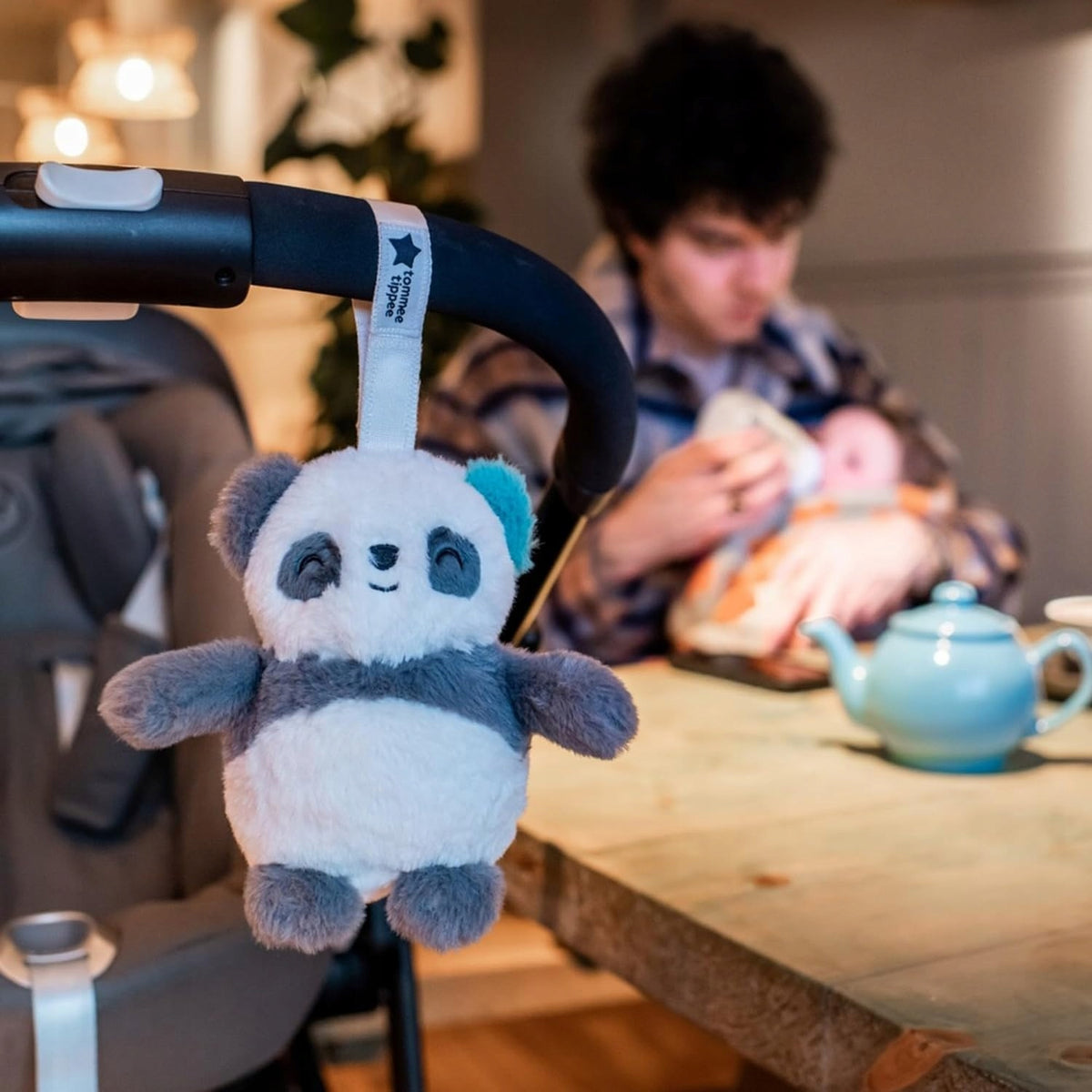 TOMMEE TIPPEE PipPanda Deluxe PRZYTULANKA lampka dźwięki czujnik płaczu