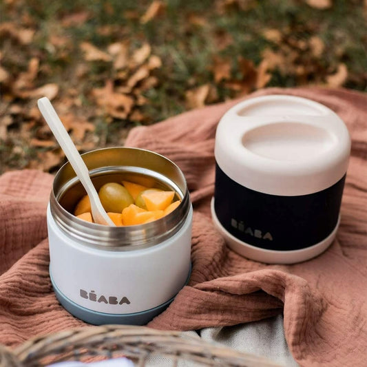 BEABA termos obiadowy 300 ml stal nierdzewna, przenośny pojemnik termiczny na posiłek dziecka