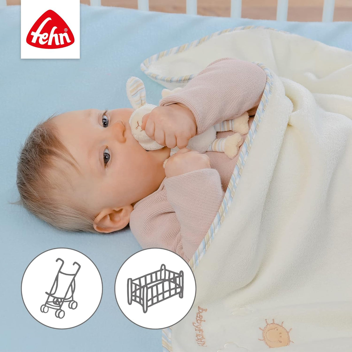 Couverture FEHN BabyLove 100 x 75
