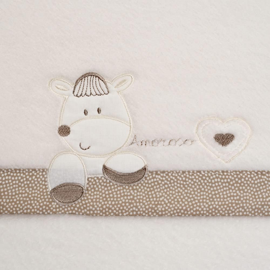 INTERBABY komplet pościeli polarowej 3el.