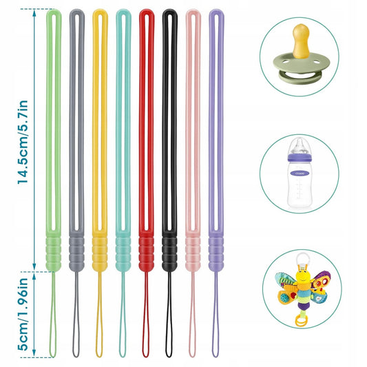 Attache-tétine en caoutchouc pour jouets et accessoires 14,5 cm