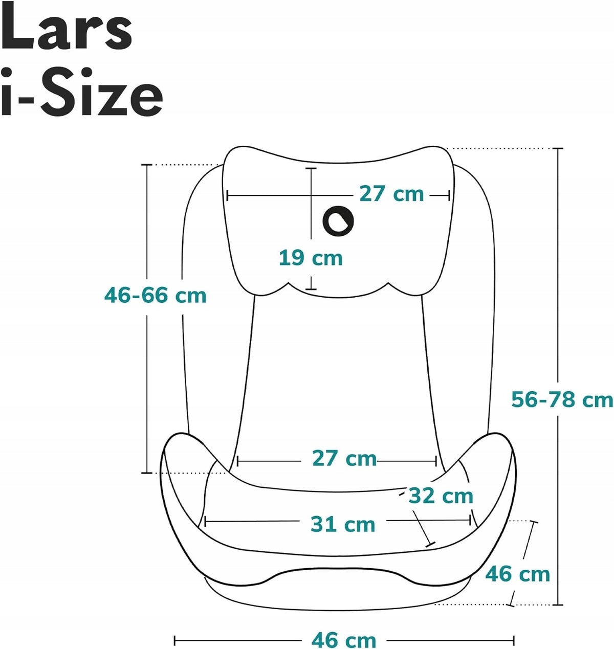 LIONELO Lars i-Size siège-auto groupes 2 et 3