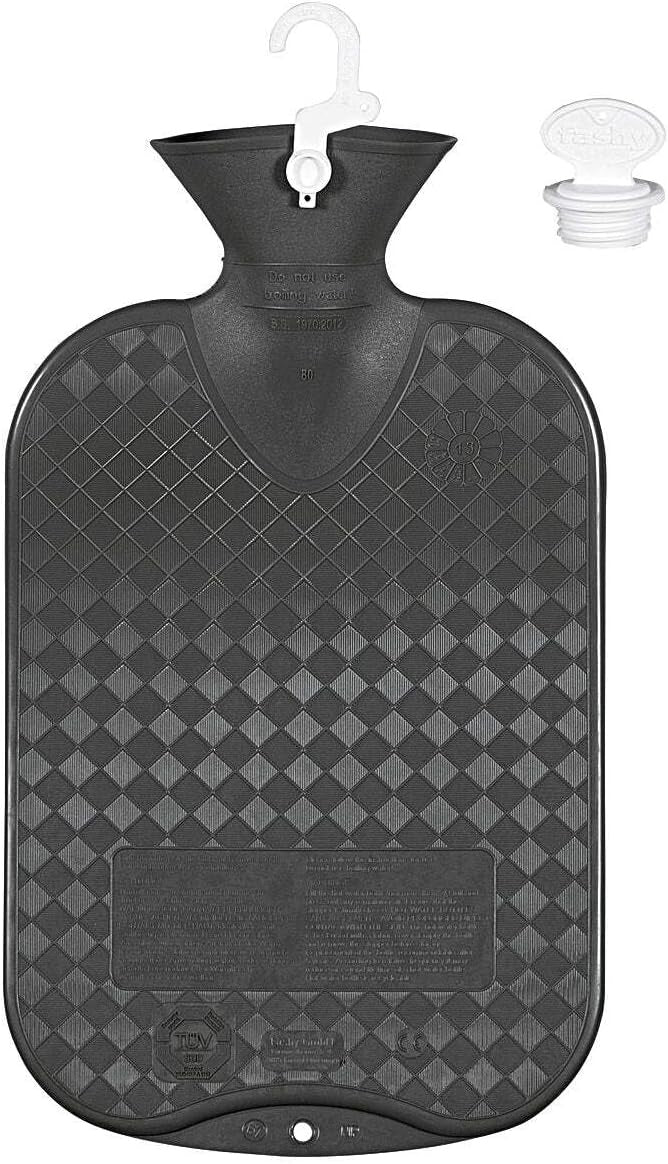 FASHY bouillotte à eau en caoutchouc 2 litres 20 x 32 cm