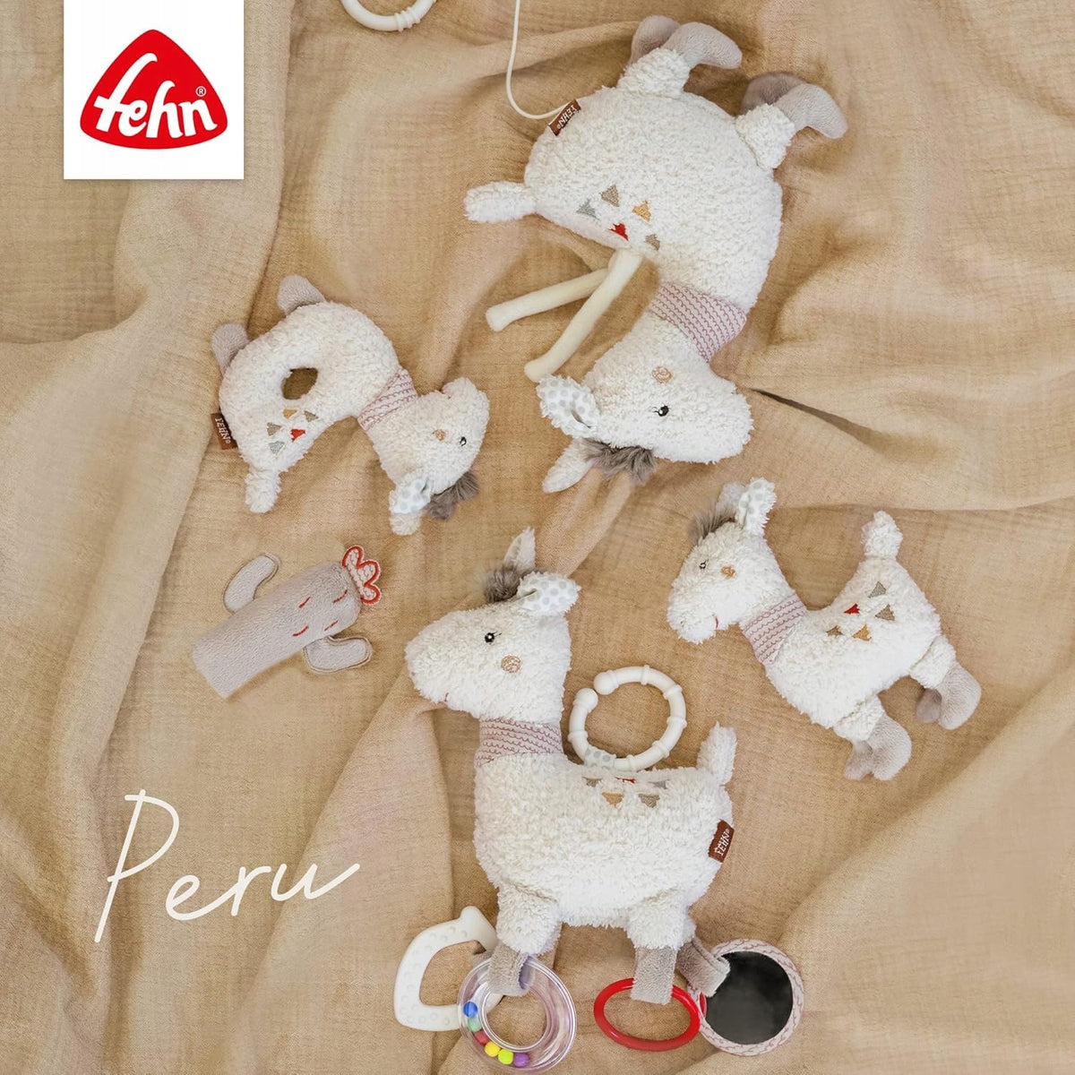 FEHN Peru SERVIETTE AVEC CAPUCHE 80x80 cm