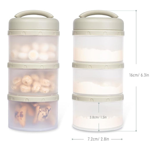 TERMICHY formula milk and snack containers, 2 pieces, 6 x 60 g