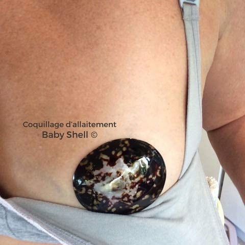 BABY SHELL copri capezzoli con conchiglia e madreperla
