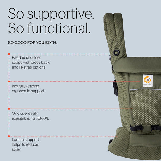 ERGOBABY ADAPT SoftFlex MESH porte-bébé ergonomique 3,2-20 kg