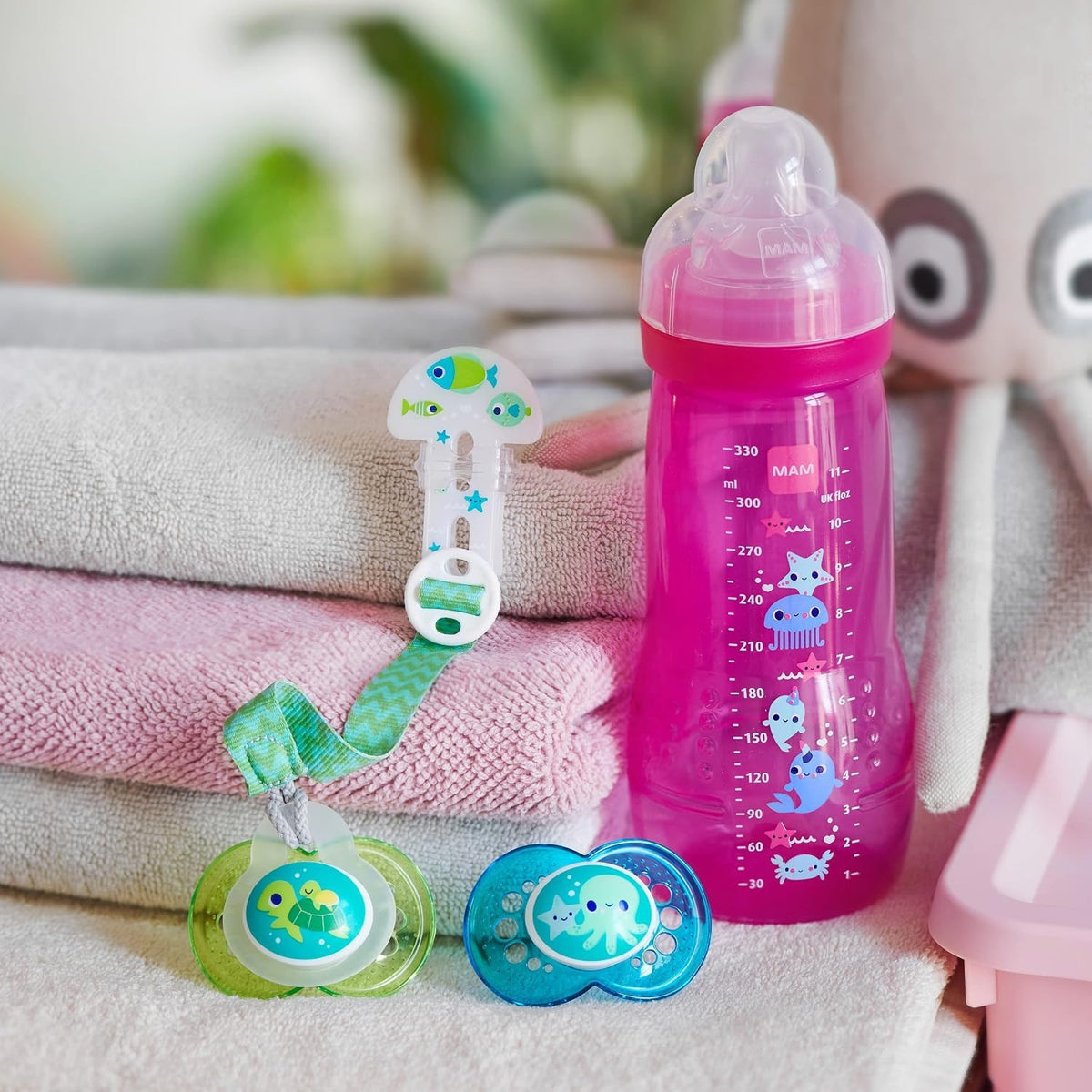 MAM Easy Active biberon de 330 ml, tetină 3, 4 luni+ Marine – imaginea produsului 4