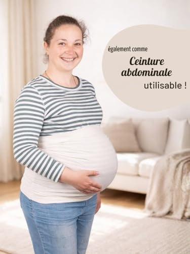 HOPPEDIZ Baby Bonding Top pour peau à peau anthracite M