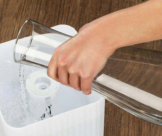 Humidificador ultrasónico de aire con luz nocturna y mando a distancia