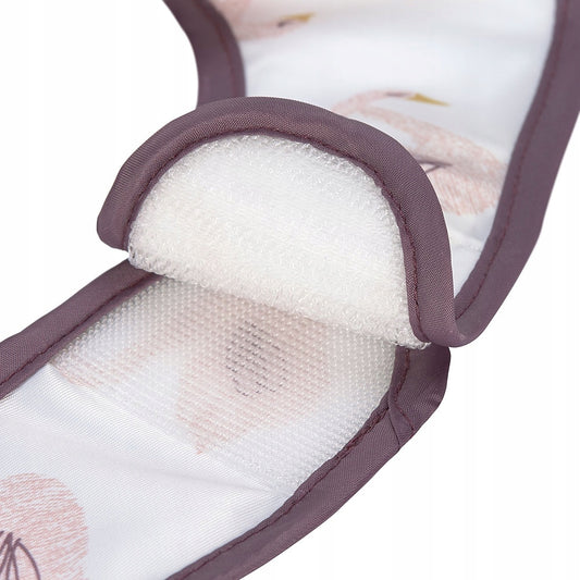 LASSIG bavoir en plastique avec velcro et poche 6-24 mois