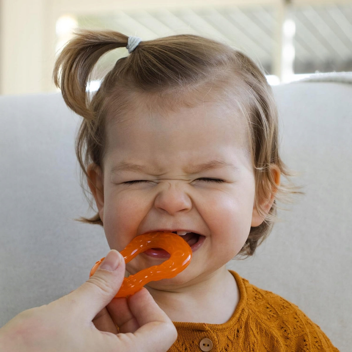 dBd anneaux de dentition en silicone rafraîchissants et massants 4 m+ 3 pièces