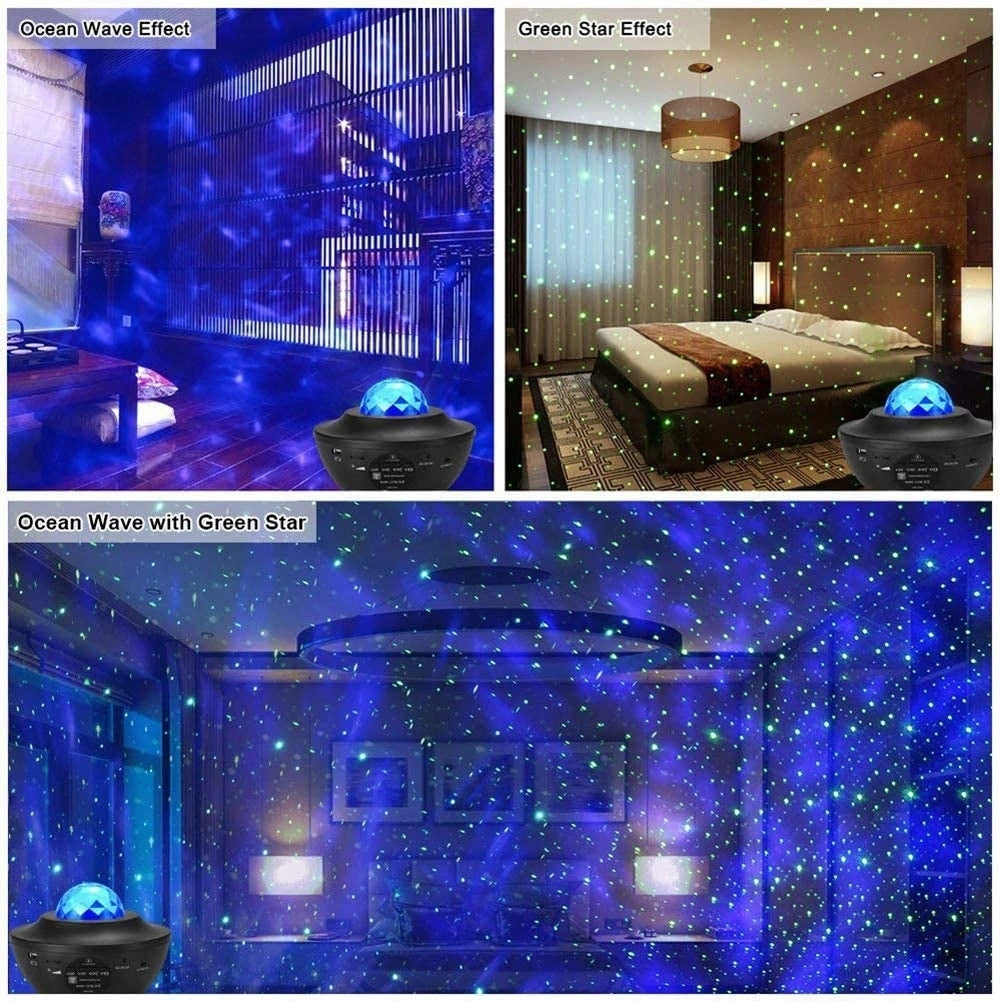 VOKSUN LED Bluetooth projektor gwiazd + pilot – zdjęcie produktu 7