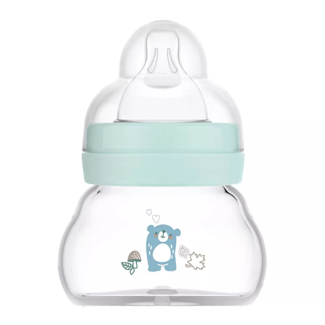 Miętowa szklana butelka MAM Feel Good 90 ml