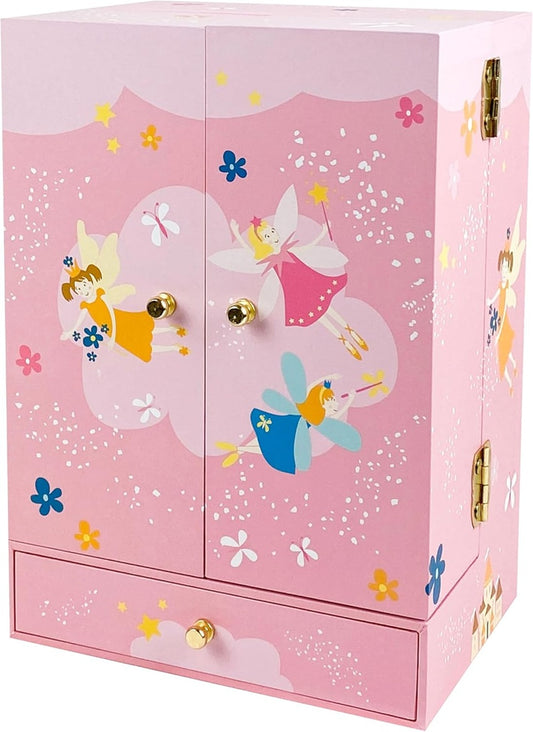 TROUSSELIER Boîte à musique princesse 13x25 cm avec boîte à musique Mozart - Menuet