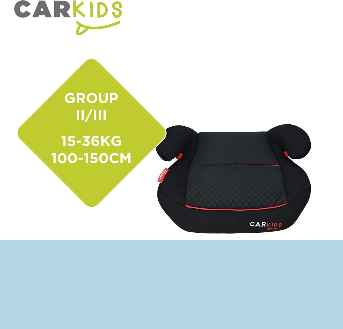 CAR KIDS fotelik samochodowy podwyższający grupa II III / 22-36kg