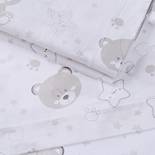 ITALBABY ensemble de literie 3 pièces 115X175 / 40X60 / 60X130