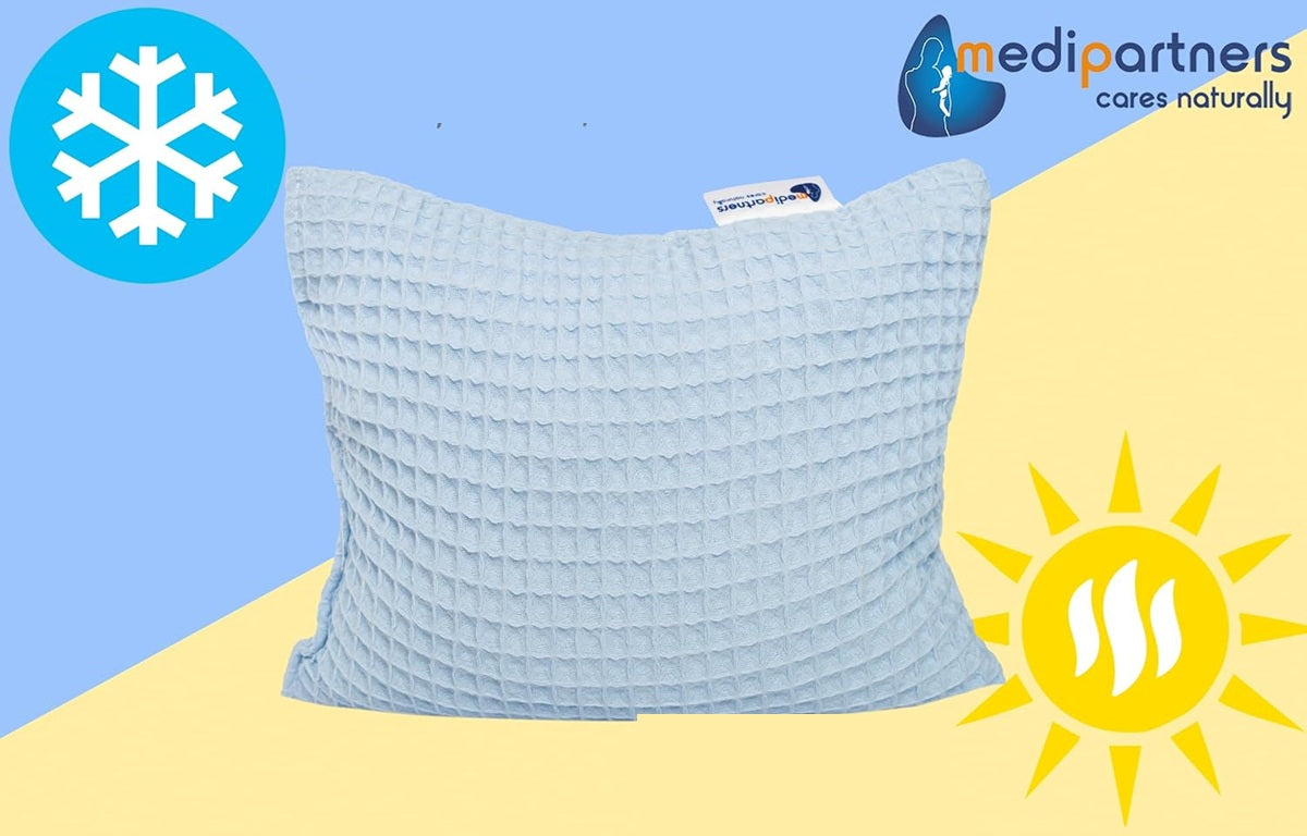 MEDI PARTNERS bawełniany termofor z pestkami wiśni 20 x 25 cm