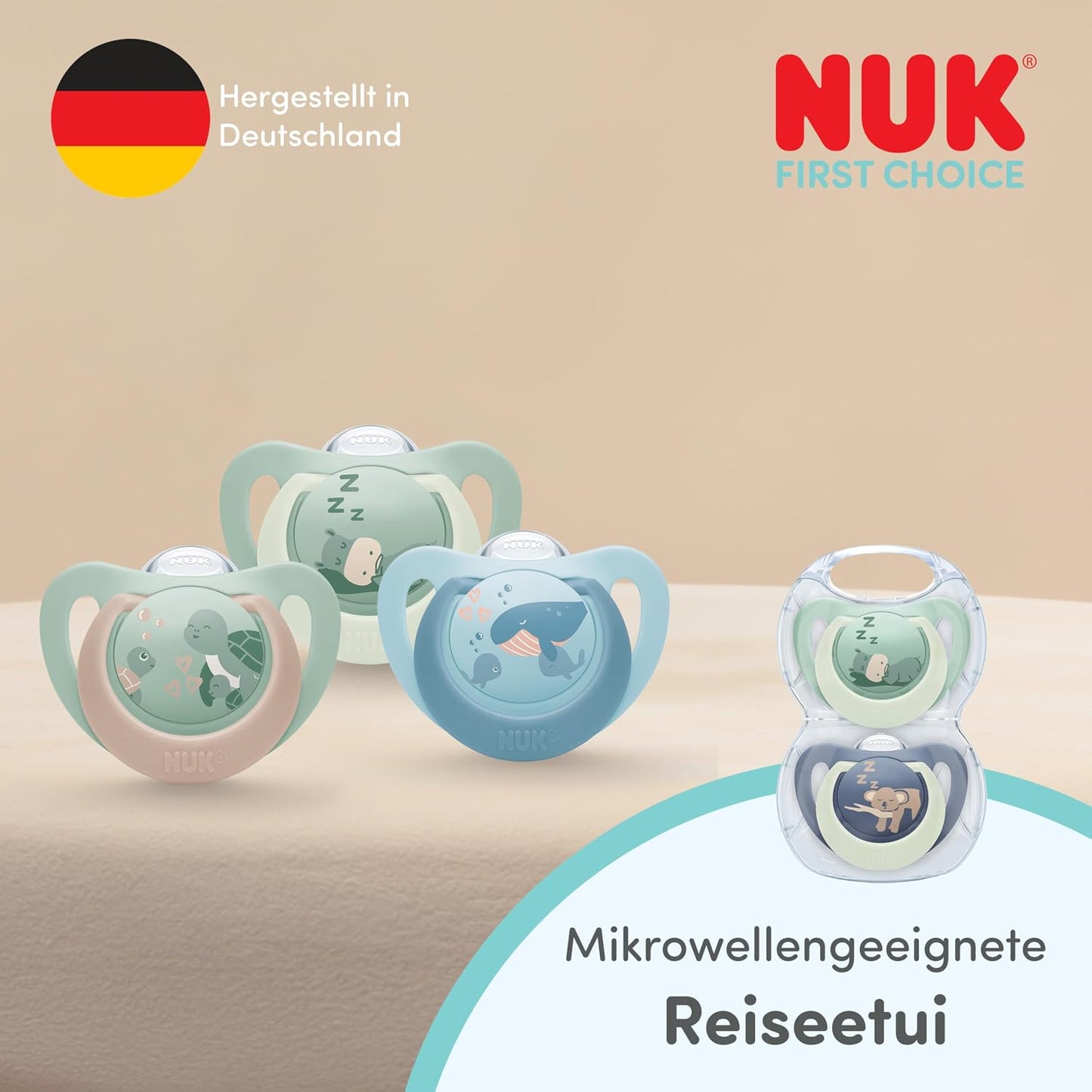 NUK First Choice silikónový cumlík x2 0–6 mesiacov – obrázok produktu 5