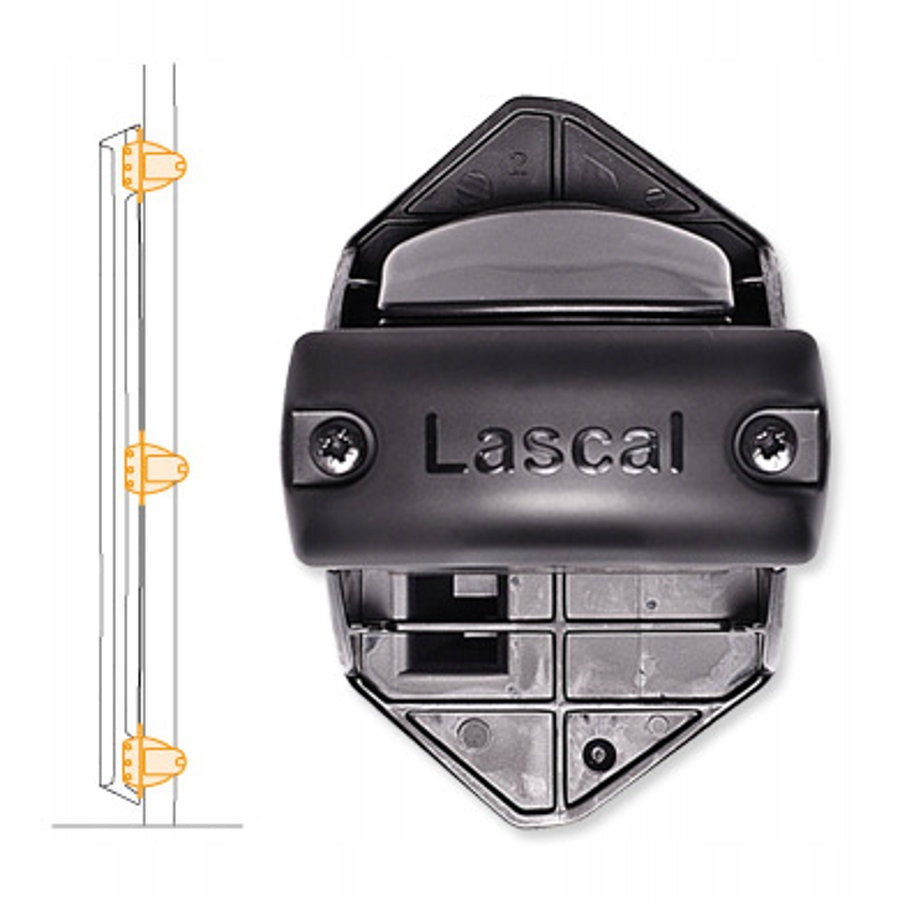 LASCAL KiddyGuard set de protectores para barandillas de escaleras con cinta de cierre 14-50 mm