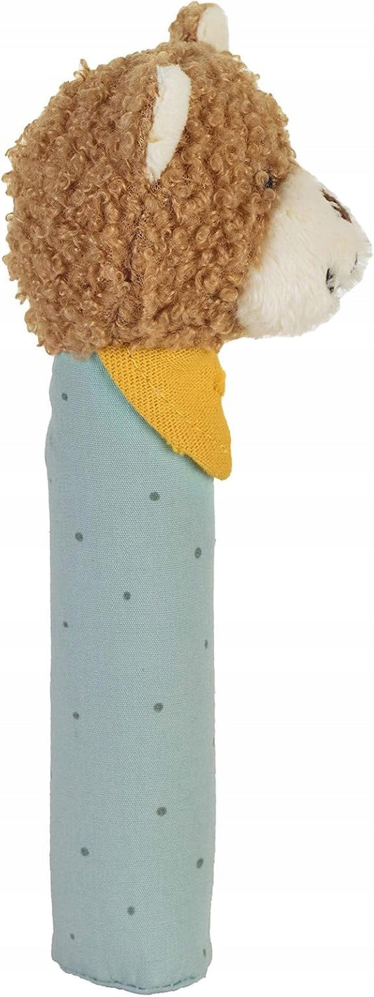 STERNTALER Miś Ben zabawka z piszczałką 17 cm "N, brązowo-niebieski miś dla dzieci 0+