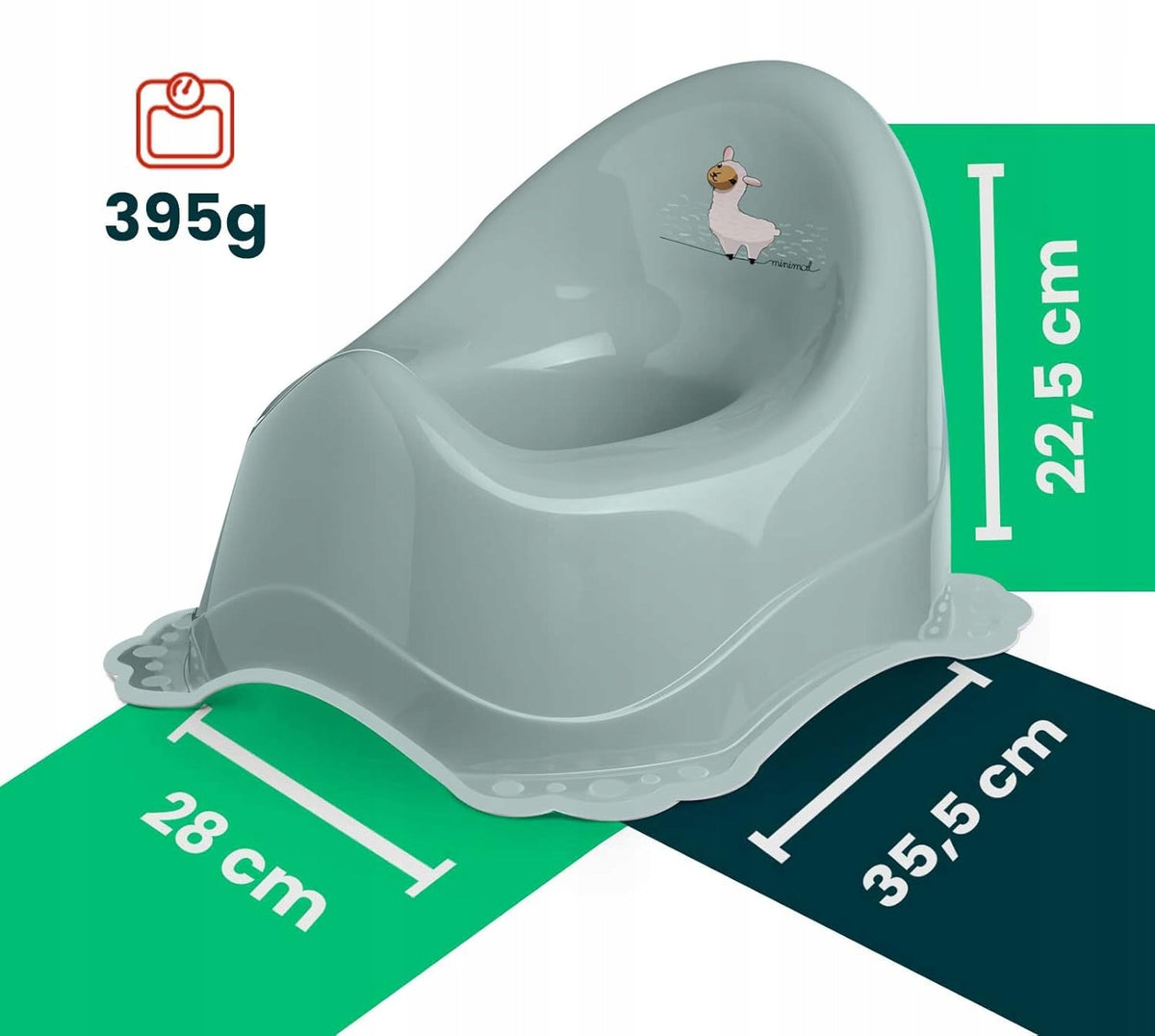 DOCARI Minimal pot, 18 mois et plus, jusqu’à 30 kg, LAMA