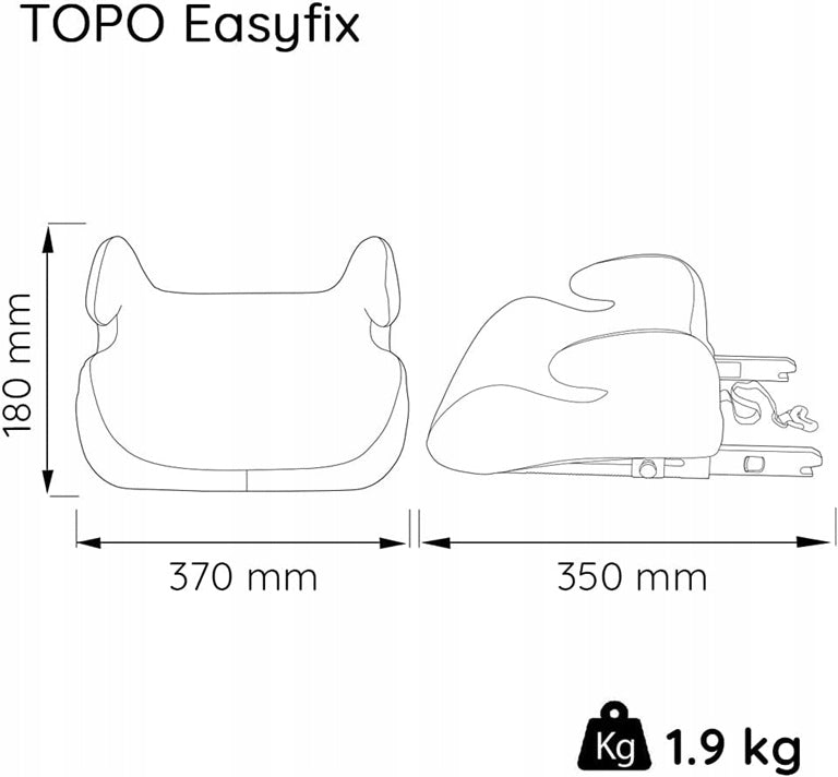 NANIA eASYFIX rehausseur de siège auto groupe III / 22-36kg