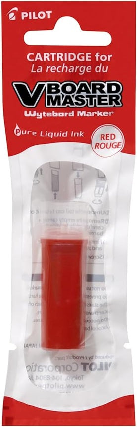 PILOT WBS-VBM rote Tinte für den trocken abwischbaren Marker V-Board Master, 6 ml – Produktfoto 2
