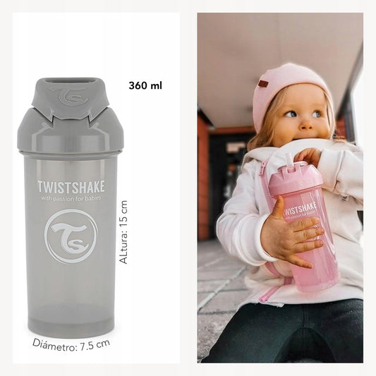 TWISTSHAKE embout et 2 pailles pour gobelet STRAW CUP